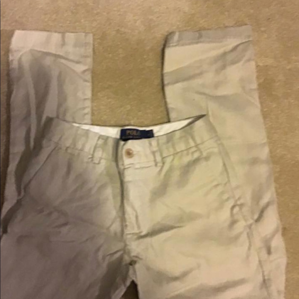Boys Polo Linen Pants
